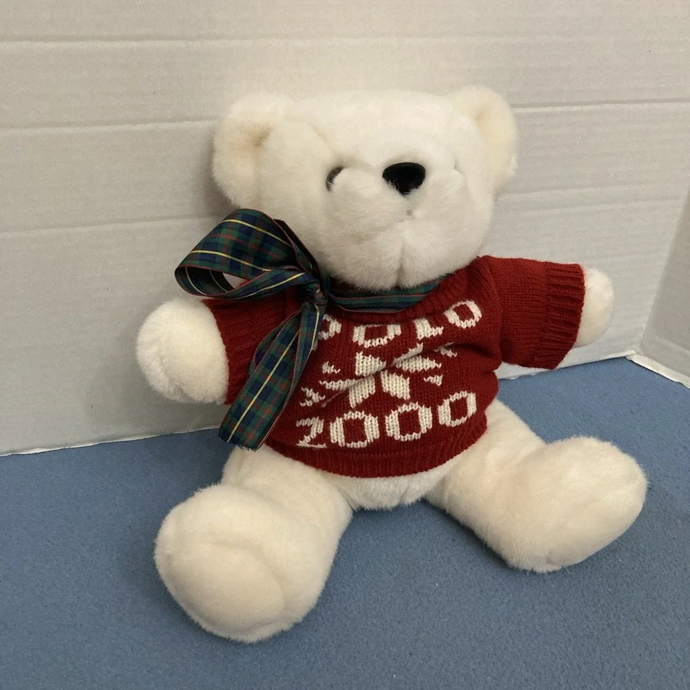 Ralph Lauren Polo 2000 Teddy Bear, The Bear‎ That Cares Plush w/Jointed Legs